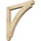 Ekena Millwork Thorton Craftsman Rough Sawn Bracket, Douglas Fir, 4"W x 40"D x 40"H BKT04X40X40THR04RDF - alternate 1